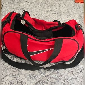 Nike Red Gym Duffel Bag